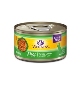 WellPet WELLNESS Turkey Canned Cat Food CASE