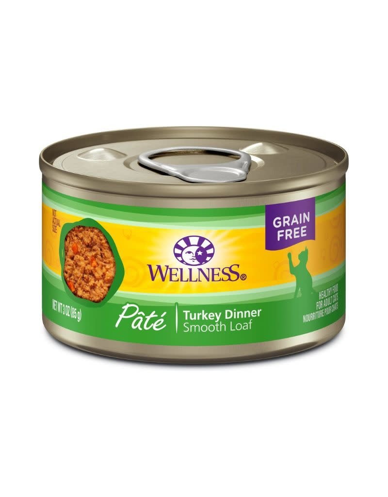 WellPet WELLNESS Turkey Canned Cat Food CASE