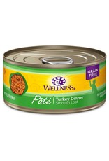 WellPet WELLNESS Turkey Canned Cat Food CASE