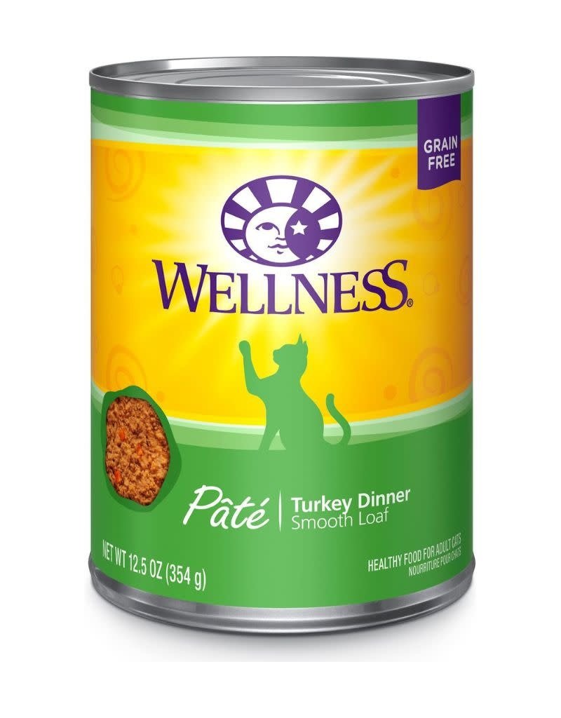 WellPet WELLNESS Turkey Canned Cat Food CASE