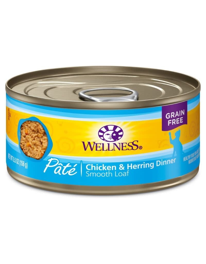 WellPet WELLNESS Chicken and Herring Canned Cat Food
