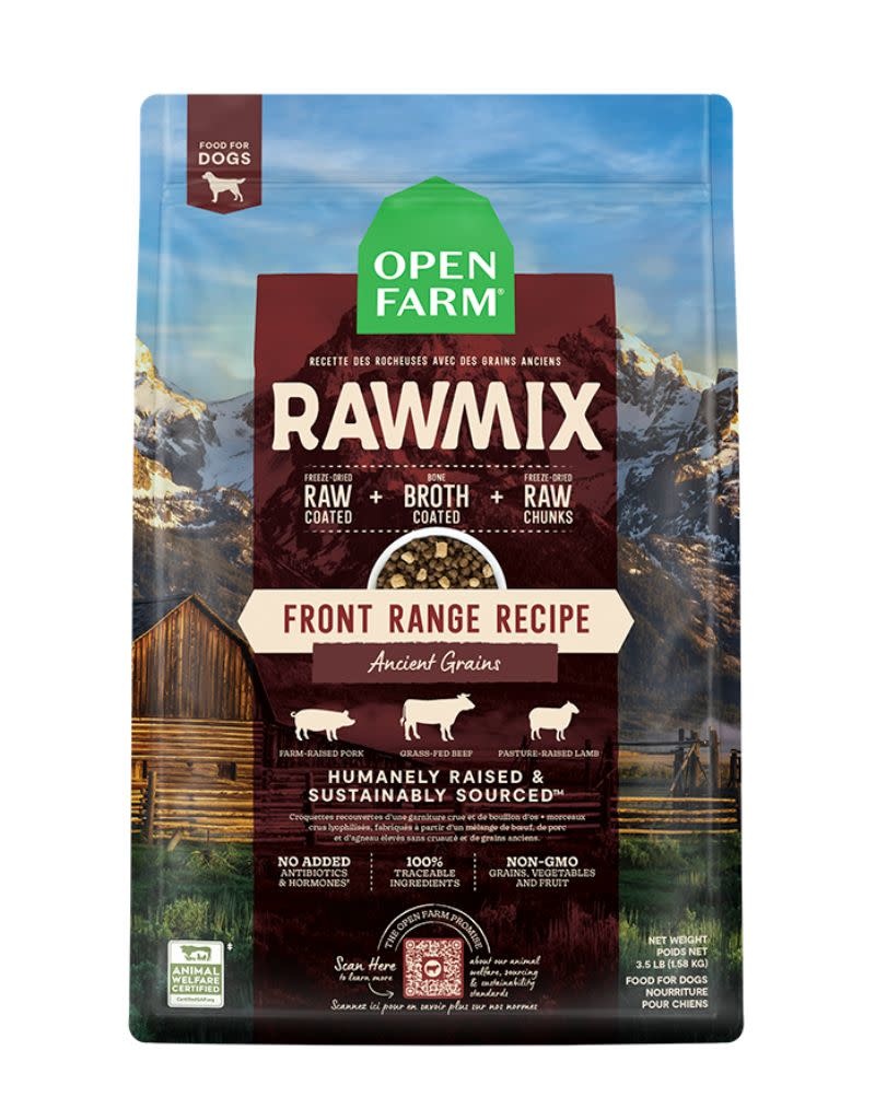 OPEN FARM RawMix Dog Food Ancient Grain Front Range The Fish & Bone
