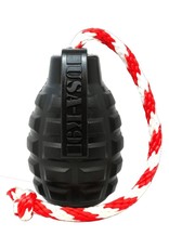 SodaPup SODAPUP USA-K9 Magnum Grenade  Chew Toy Black