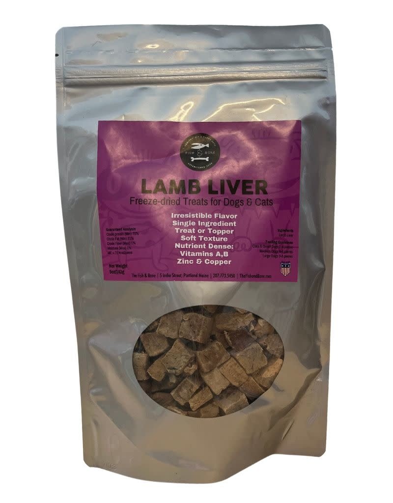 FISH & BONE FISH & BONE Freeze-dried Lamb Liver