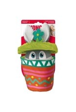 KONG KONG Puzzlements Surprise Flower Pot Dog Toy