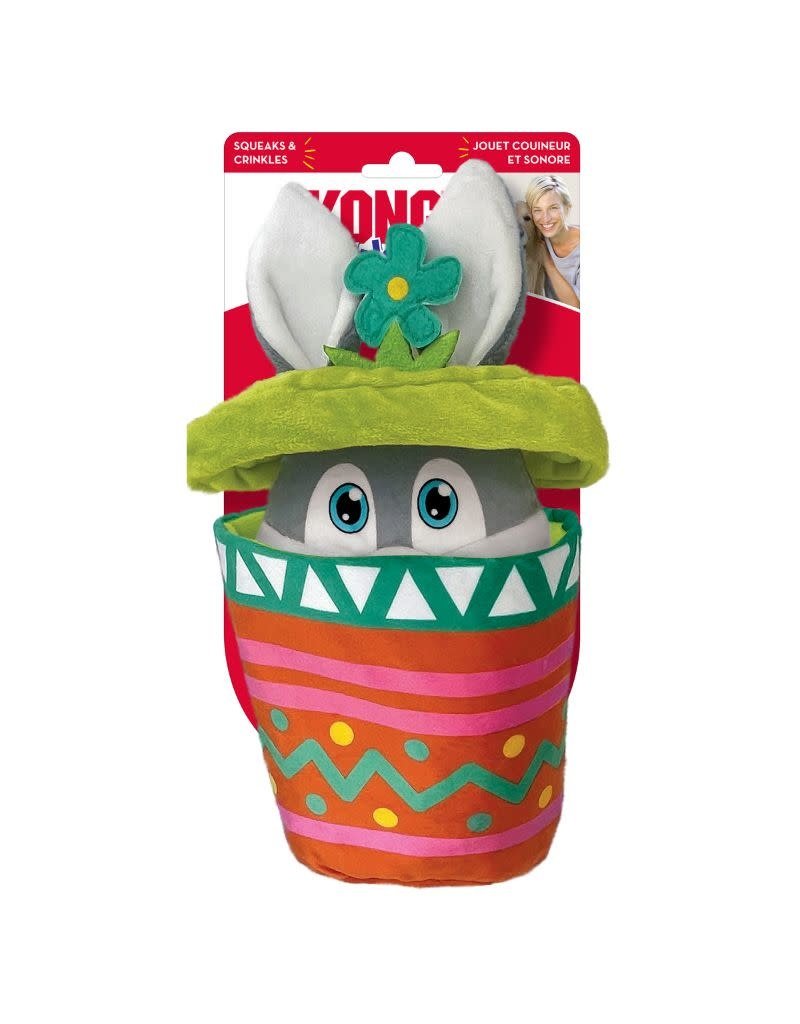 KONG KONG Puzzlements Surprise Flower Pot Dog Toy