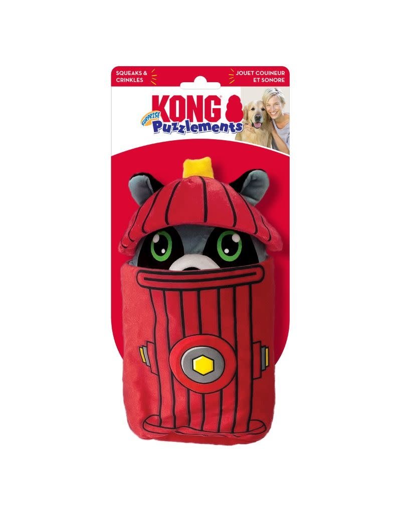 KONG KONG Puzzlements Surprise Fire Hydrant Dog Toy