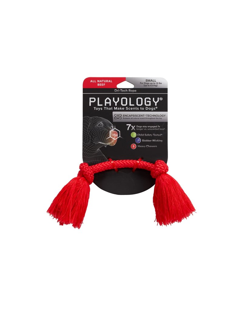 Playology PLAYOLOGY All Natural Beef Scented Dri-Tech Rope