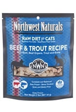 Northwest Naturals NORTHWEST NATURALS Frozen Raw Cat Food 2LB Beef and Trout