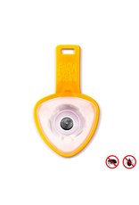 MAX & MOLLY MAX & MOLLY Soundshield Ultrasonic Dog Tag for Tick & Flea Control Orange