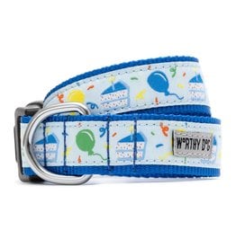 Worthy Dog WORTHY DOG Dog Collar Blue Birthday