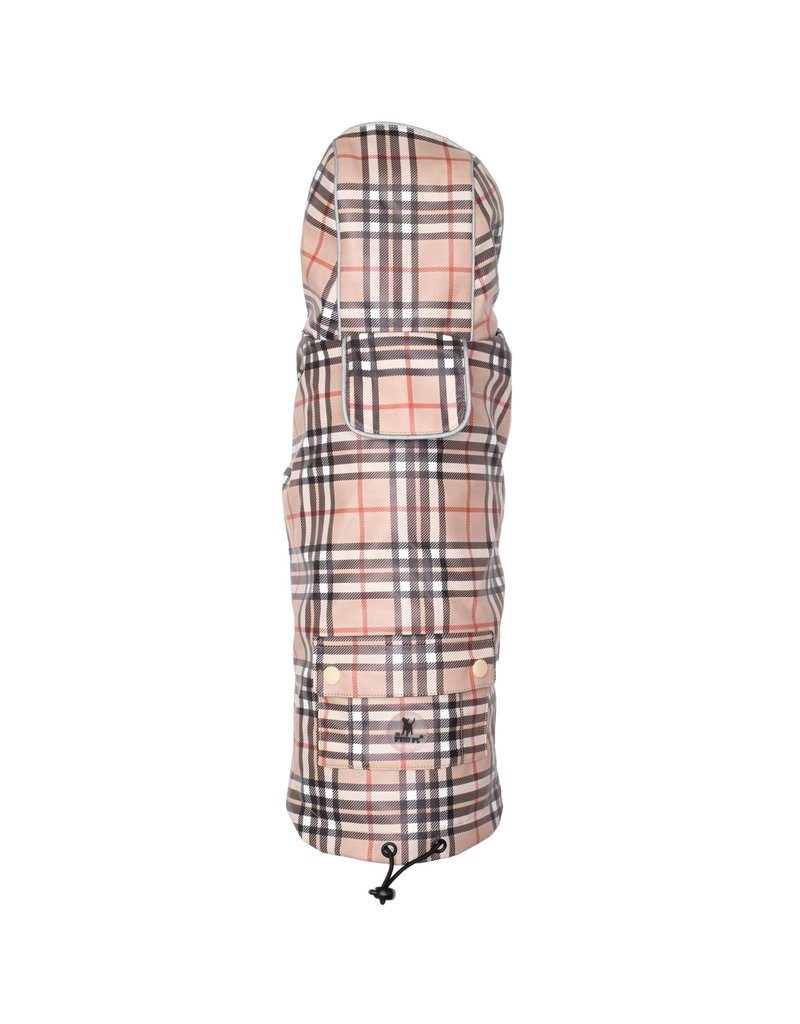 Worthy Dog WORTHY DOG Tan Plaid London Raincoat