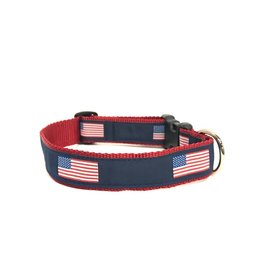 Preston PRESTON Dog Collar American Flags on Camo
