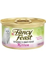 Fancy Feast FANCY FEAST Grain Free Pate Kitten Tender Turkey Case 24/3oz.