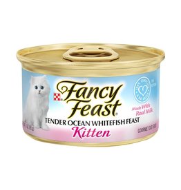 Fancy Feast FANCY FEAST Grain Free Pate Kitten Ocean Whitefirsh Case 24/3oz.