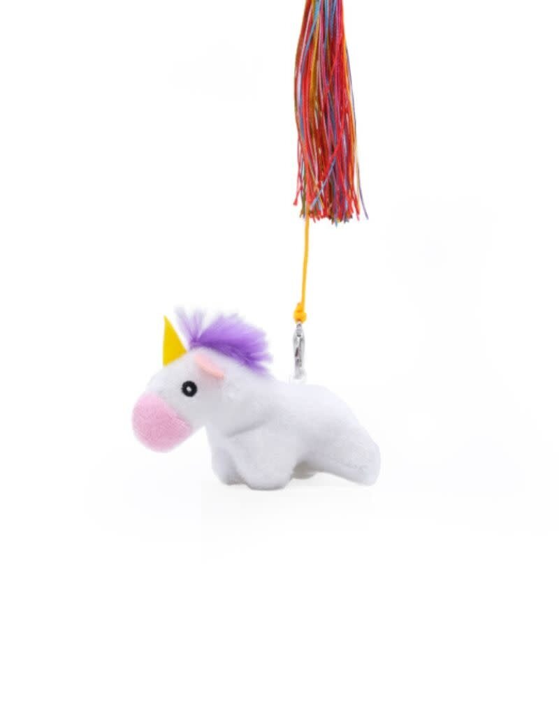 Zippy Paws ZIPPYCLAWS Zippy Stick Cat Toy Unicorn