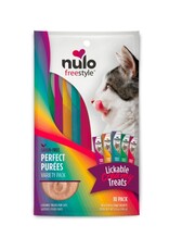 NULO NULO Freestyle Perfect Purees Lickable Cat Treat Variety 10PK