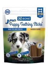 N-BONE N-BONE Puppy Teething Sticks Jumbo Chicken 7 CT