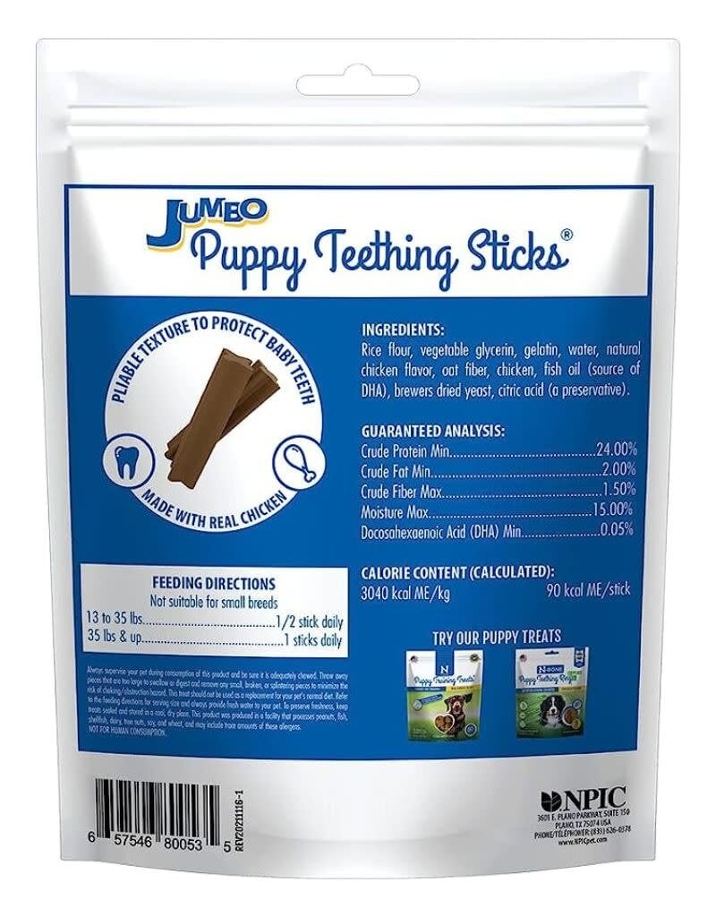 N-BONE N-BONE Puppy Teething Sticks Jumbo Chicken 7 CT