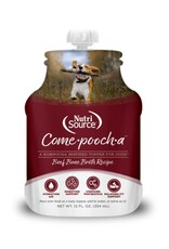 NUTRISOURCE NUTRISOURCE Come-Pooch-A Broth Beef 12OZ