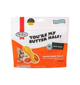 Primal Pet Foods PRIMAL Dog Treats You're My Butter Half Chicken and Peanut Butter With Goat Milk 2OZ