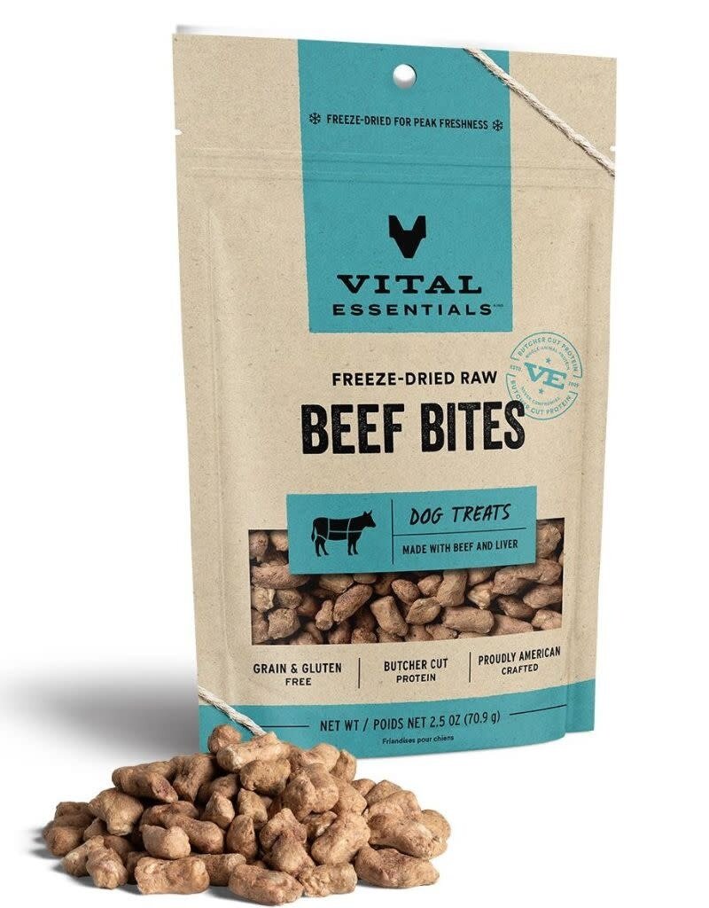 Vital Essentials Freeze Dried Minnows 2.5oz Dog Treats