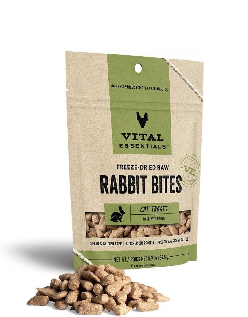 Vital Essentials VITAL ESSENTIALS Freezedried Rabbit Cat Treat .9 oz.