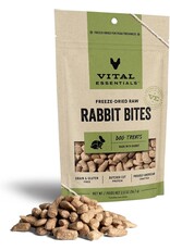 Vital Essentials VITAL ESSENTIALS Freezedried Rabbit Bites Dog Treats