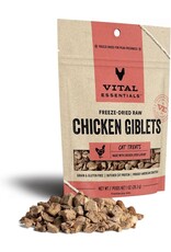 Vital Essentials VITAL ESSENTIALS Freezedried Chicken Giblets Cat Treat 1 oz.