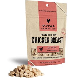 Vital Essentials VITAL ESSENTIALS Freezedried Chicken Cat Treat 1 oz.