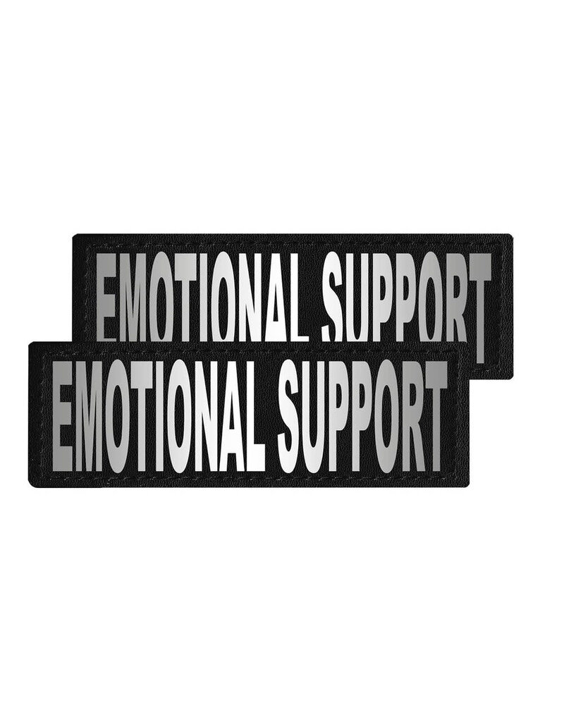 DOGLINE DOGLINE Emotional Support Reflective Patch 2pk
