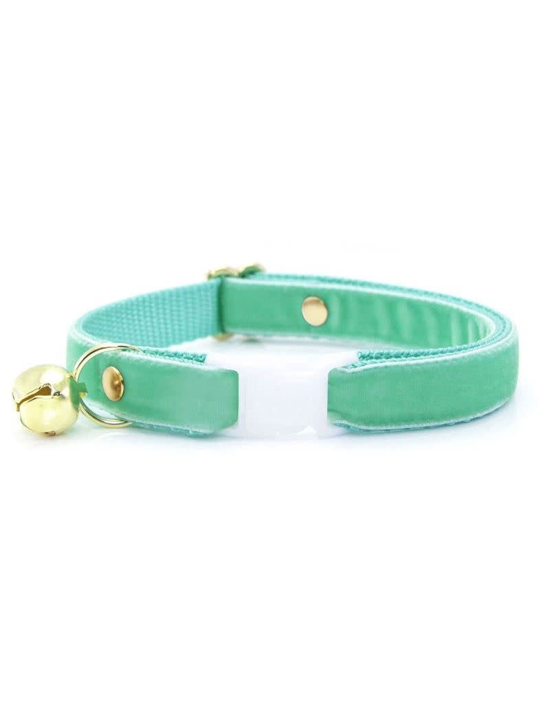 Made by Cleo MADE BY CLEO Cat Collar 8-13" Velvet Mint