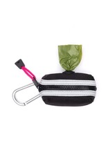 Roverlund ROVERLUND Leader of the Pack Poop Bag Holder Black and Magenta