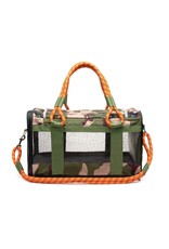 Roverlund ROVERLUND Out of Office Pet Carrier Camo and Orange S