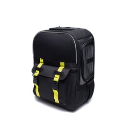 Roverlund ROVERLUND Ready For Adventure Pet Backpack Black and Yellow