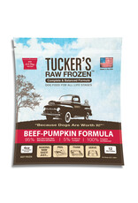 TUCKERS Frozen Raw Complete Dog Food Beef Pumpkin 3lb