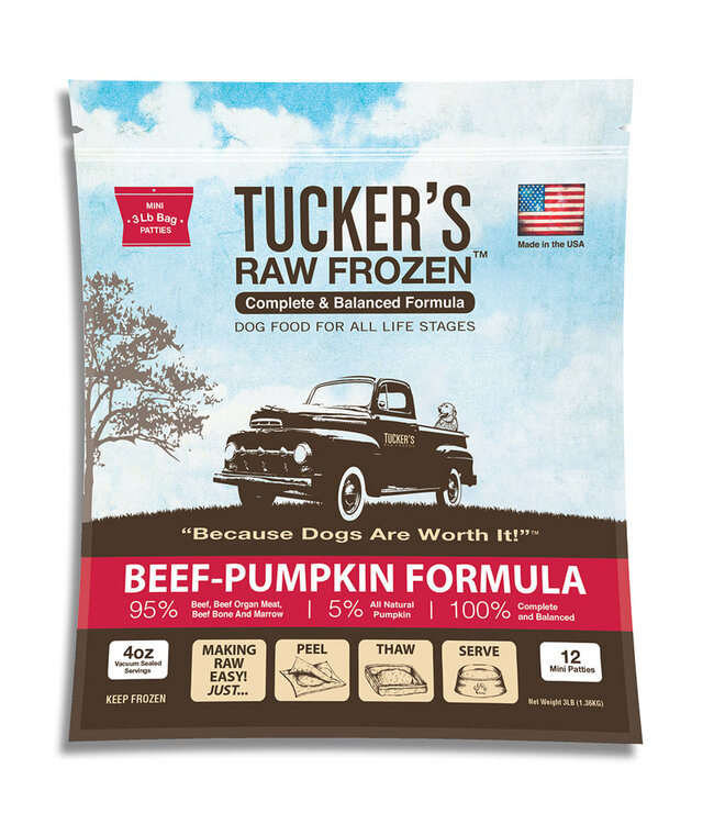 Tucker's Frozen Beef Pumpkin Tucker's Frozen Beef Pumpkin