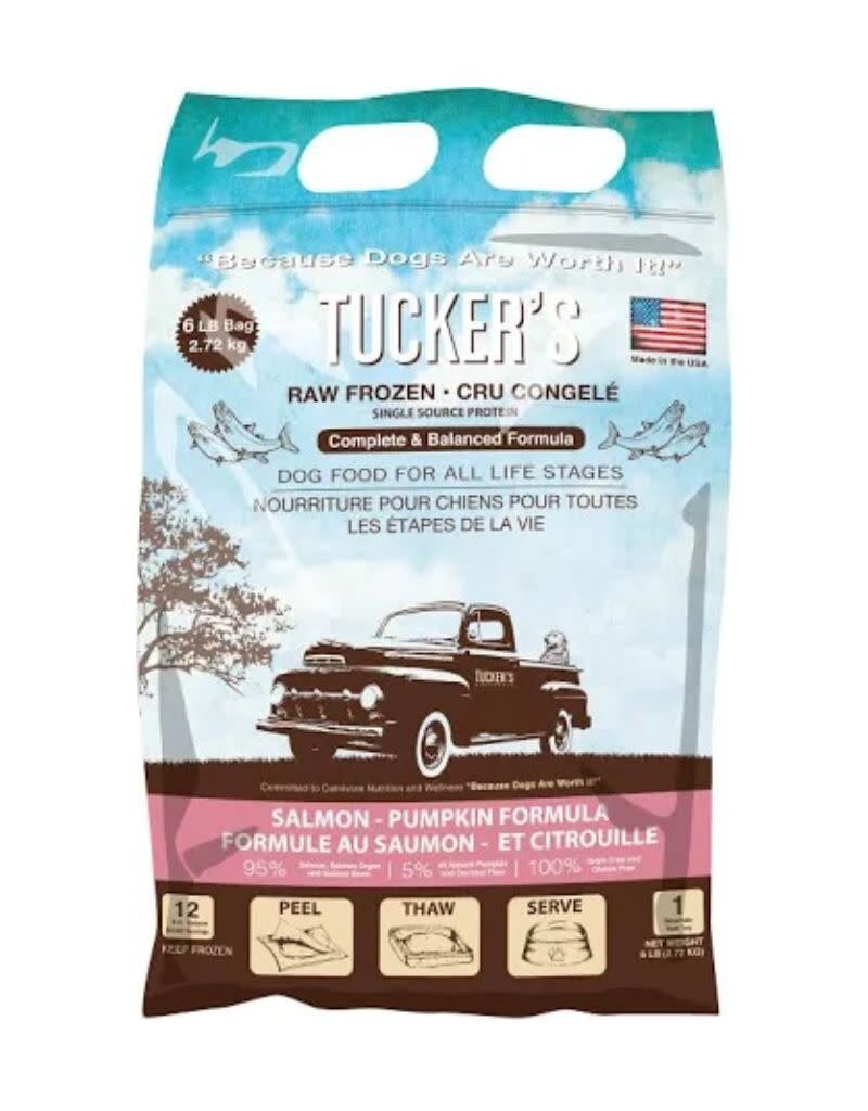 TUCKERS Frozen Raw Complete Dog Food Salmon Pumpkin 6lb