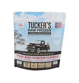 TUCKERS Frozen Raw Complete Dog Food Pork and Beef 3lb