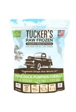 TUCKERS Frozen Raw Complete Dog Food Pork and Duck 3lb