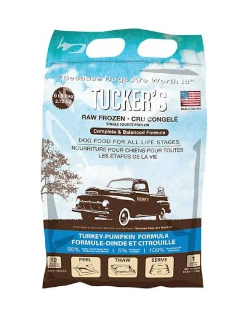 TUCKERS Frozen Raw Complete Dog Food Turkey Pumpkin 6lb