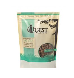 STEVES REAL FOOD Quest Frozen Cat Food Nuggets Emu 2LB