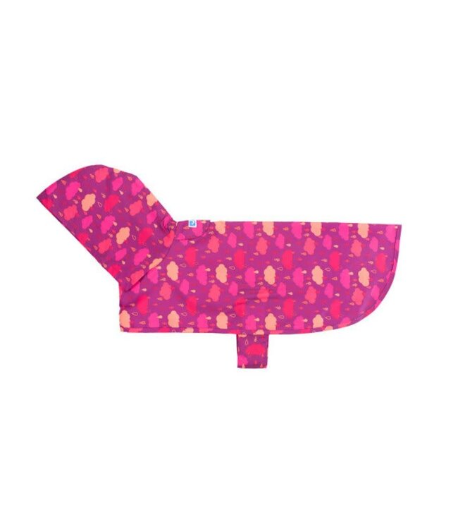 RC PET Packable Poncho Raindrops