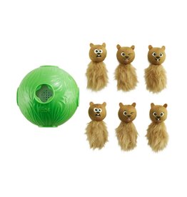 OUTWARD HOUND OUTWARD HOUND Snuffle N Treat Ball Puzzle Green