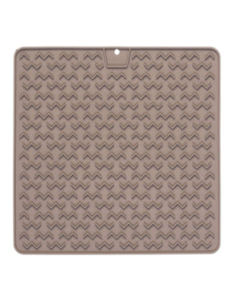 Messy Mutts MESSY MUTTS Silicone Lick Mat Warm Grey Medium