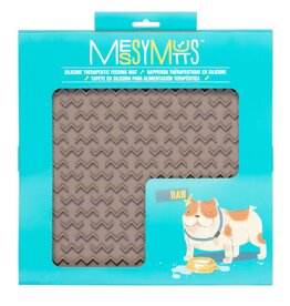 Messy Mutts MESSY MUTTS Silicone Lick Mat Warm Grey Large