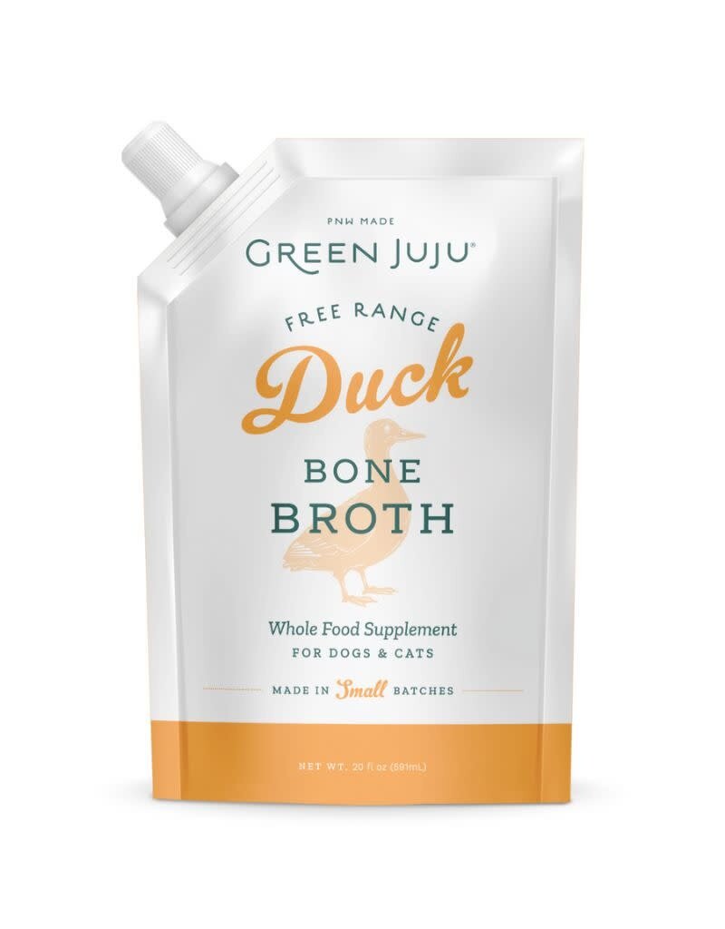 GREEN JUJU Frozen Bone Broth Duck 20 oz CASE/4