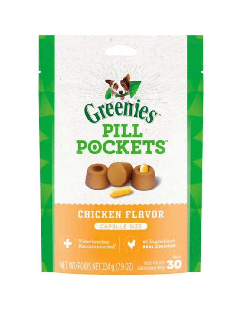 GREENIES GREENIES Pill Pockets for Dogs Chicken Capsule 7.9oz