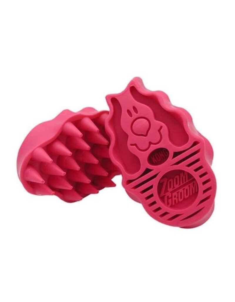 KONG Kong Dog Zoomgroom Rasberry