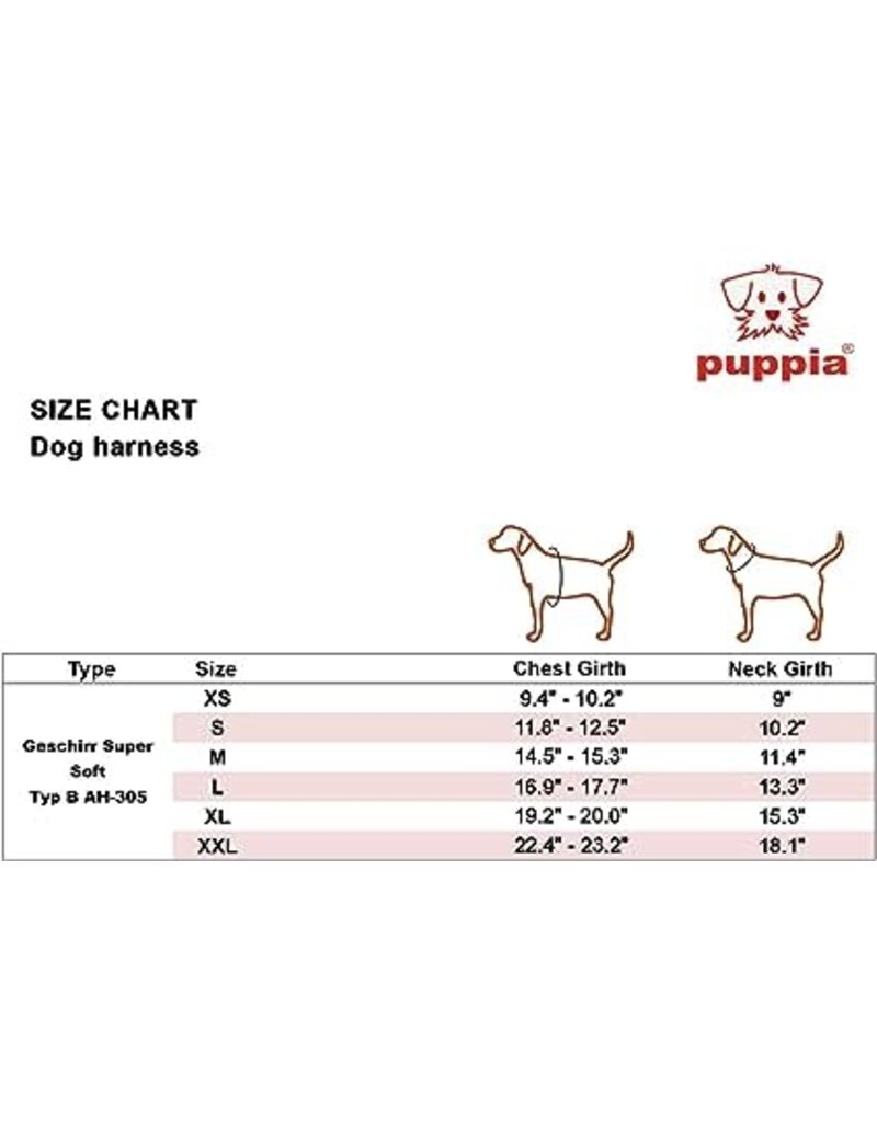 PUPPIA PUPPIA Vest Harness B Pink